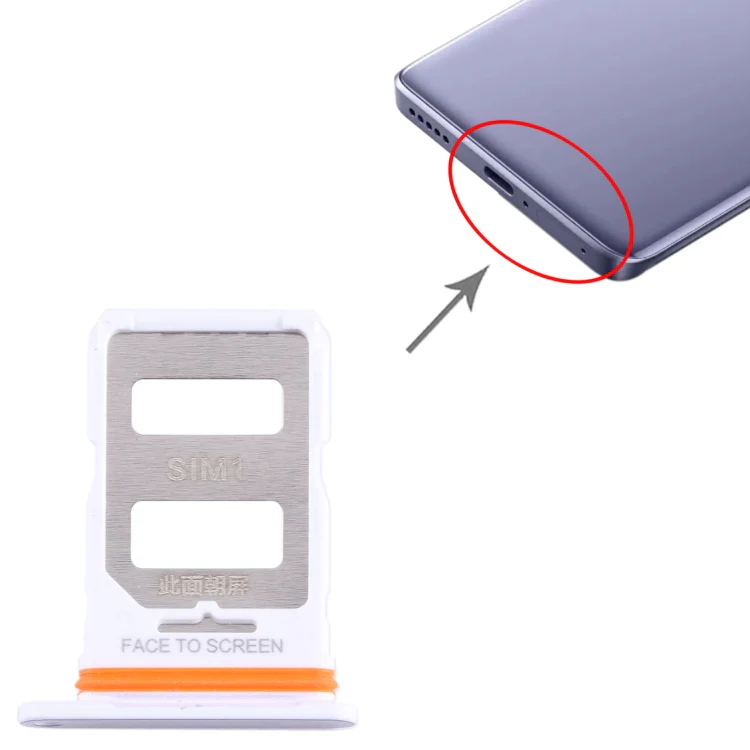 For Xiaomi Civi 3 SIM Card Tray + SIM Card Tray (Purple) - Image 4