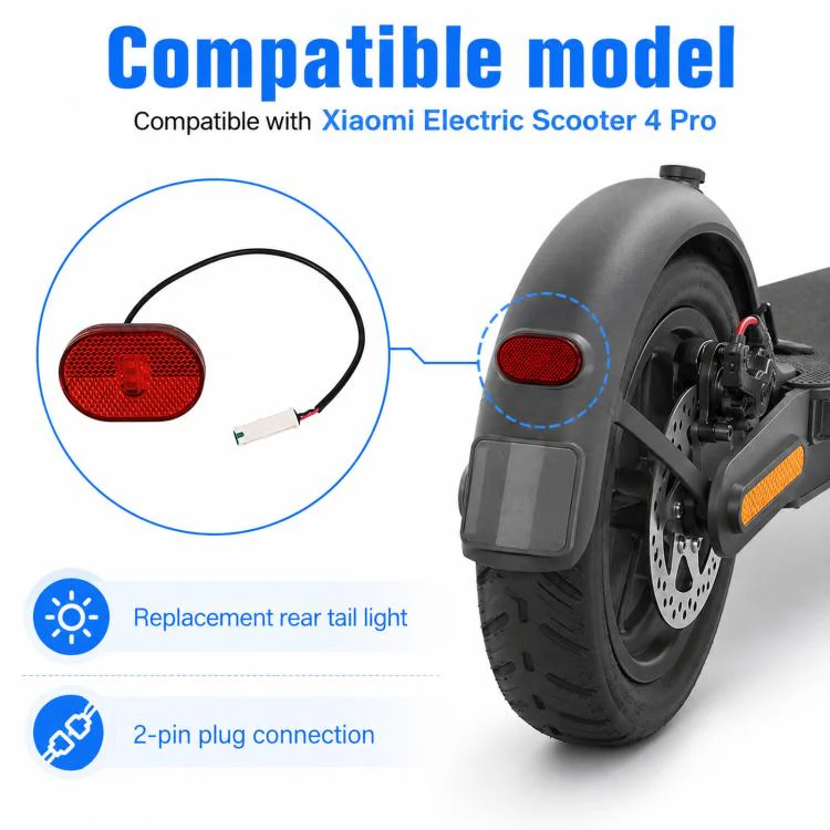For Xiaomi Electric Scooter 4 Pro Rear Tail Light Length 38.5cm - Image 4