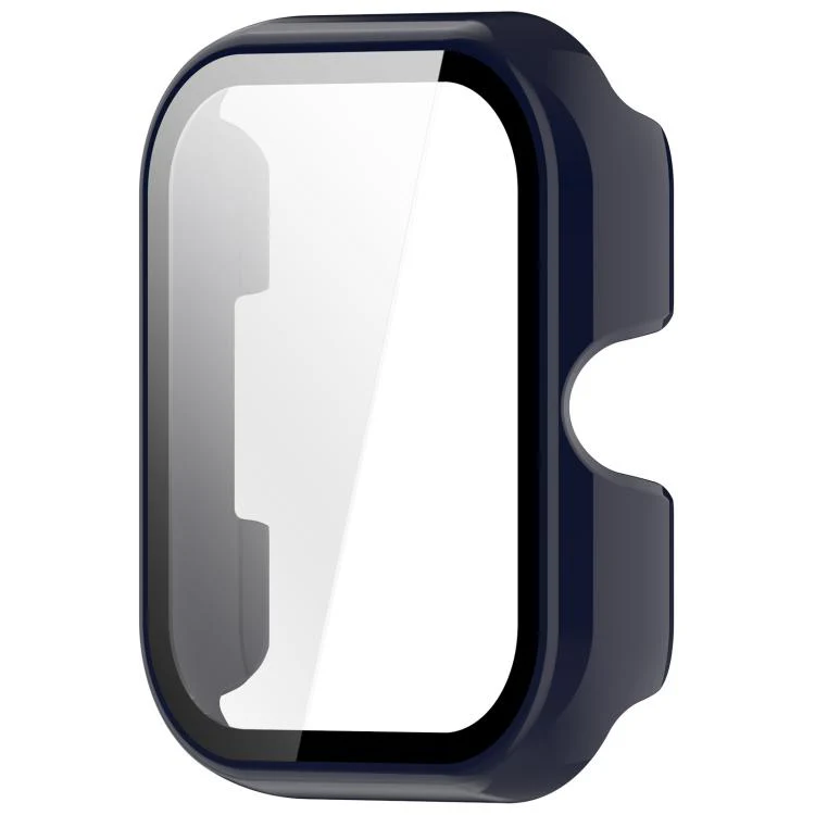 For Xiaomi Haylou Watch 4 Tempered Film Integrated PC Watch Protective Case(Ink Blue) - Image 4