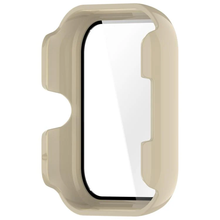 For Xiaomi Haylou Watch 4 Tempered Film Integrated PC Watch Protective Case(Ivory White) - Image 5