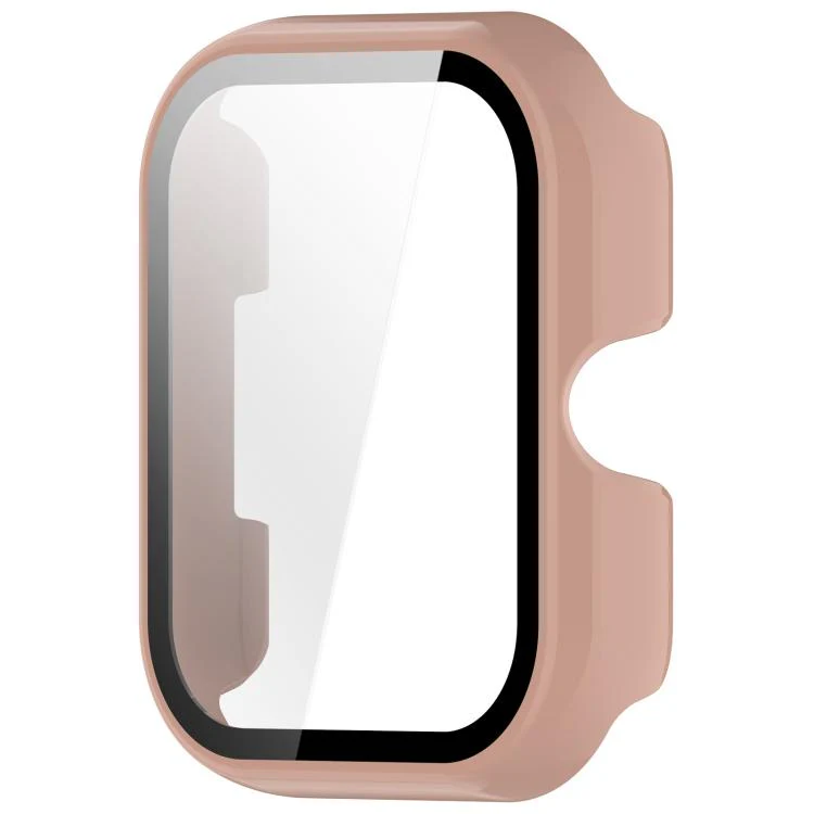 For Xiaomi Haylou Watch 4 Tempered Film Integrated PC Watch Protective Case(Pink) - Image 4