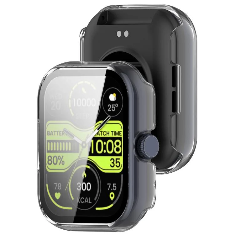 For Xiaomi Haylou Watch 4 Tempered Film Integrated PC Watch Protective Case(Transparent) - Image 3