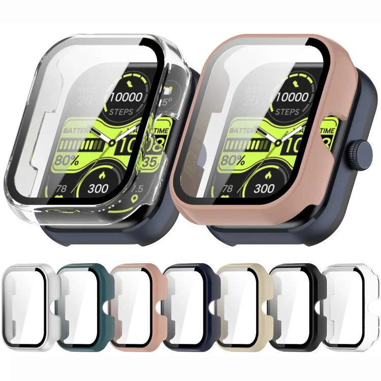 For Xiaomi Haylou Watch 4 Tempered Film Integrated PC Watch Protective Case(Transparent) - Image 6