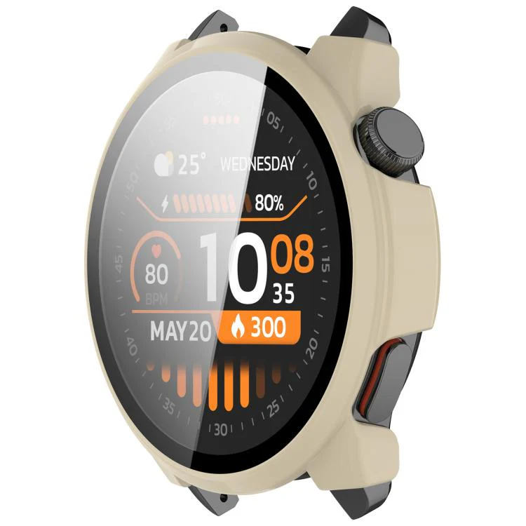 For Xiaomi Haylou Watch 4S Tempered Film Integrated PC Watch Protective Case(Ivory White) - Image 2