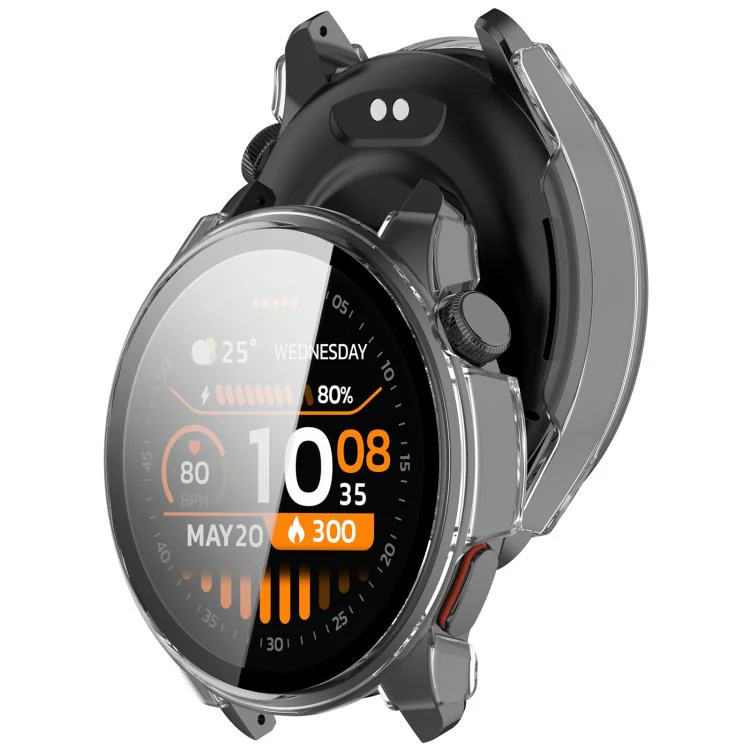 For Xiaomi Haylou Watch 4S Tempered Film Integrated PC Watch Protective Case(Transparent) - Image 3
