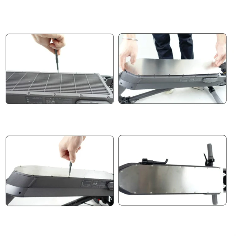 For Xiaomi M365 Scooter Stainless Steel Bottom Cover Waterproof Scooter Chassis Protection Accessories, Random Color Delivery - Image 9