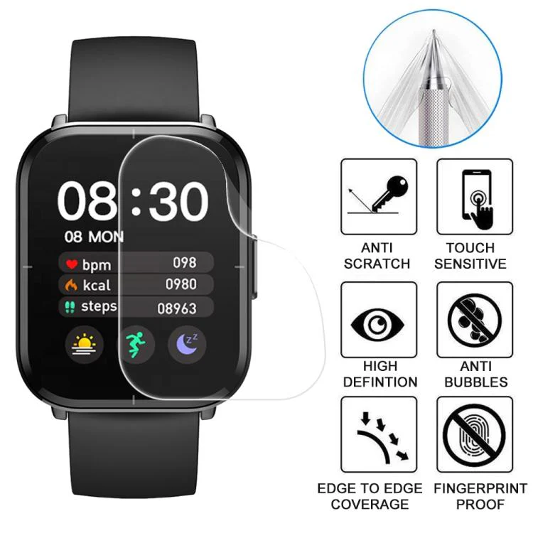 For Xiaomi Mibro Color 5pcs xDfind Soft Hydrogel Film Full Cover Watch Front Protector - Image 3