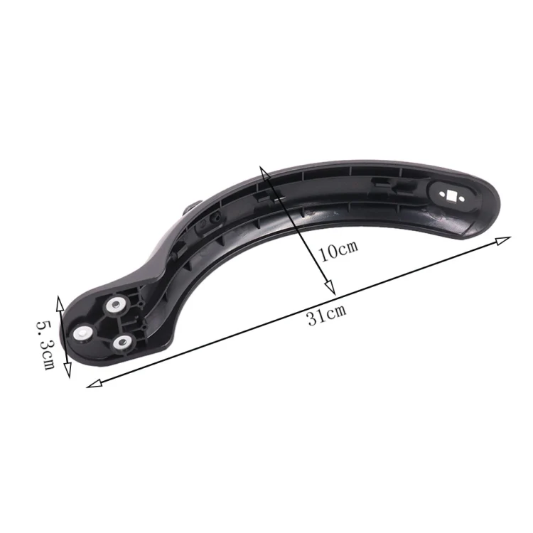 For Xiaomi Mijia M365 Electric Scooter Accessories Rear Wheel Fender with Hook(Black) - Image 4