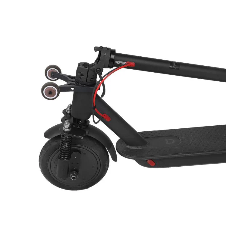 For Xiaomi Mijia M365 Pro / No.9 Scooter F30 / F40 Electric Scooter Auxiliary Wheels Folding Inverted Bracket(Black) - Image 6