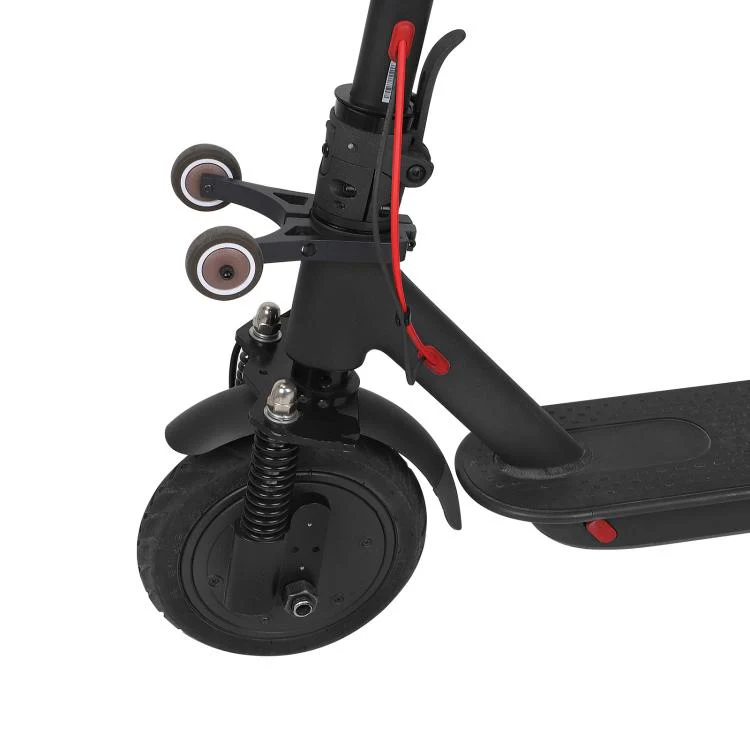 For Xiaomi Mijia M365 Pro / No.9 Scooter F30 / F40 Electric Scooter Auxiliary Wheels Folding Inverted Bracket(Black) - Image 7