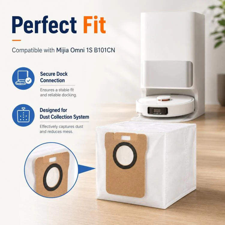 For Xiaomi Mijia Omni Robot Vacuum Mop B101CN / 1S / 2 / 2S Replacement Parts, Dust Bag - Image 3