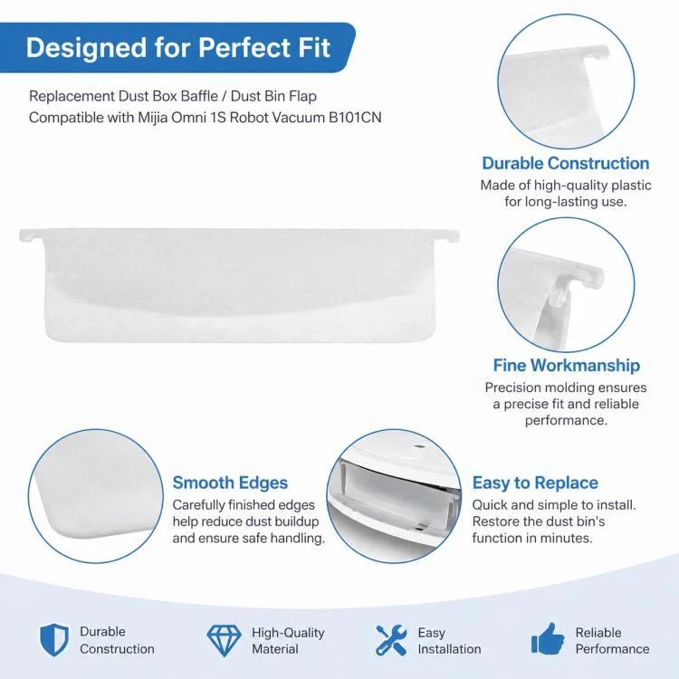 For Xiaomi Mijia Omni Robot Vacuum Mop B101CN / 1S / 2 / 2S Replacement Parts, Dust Box Flap - Image 5