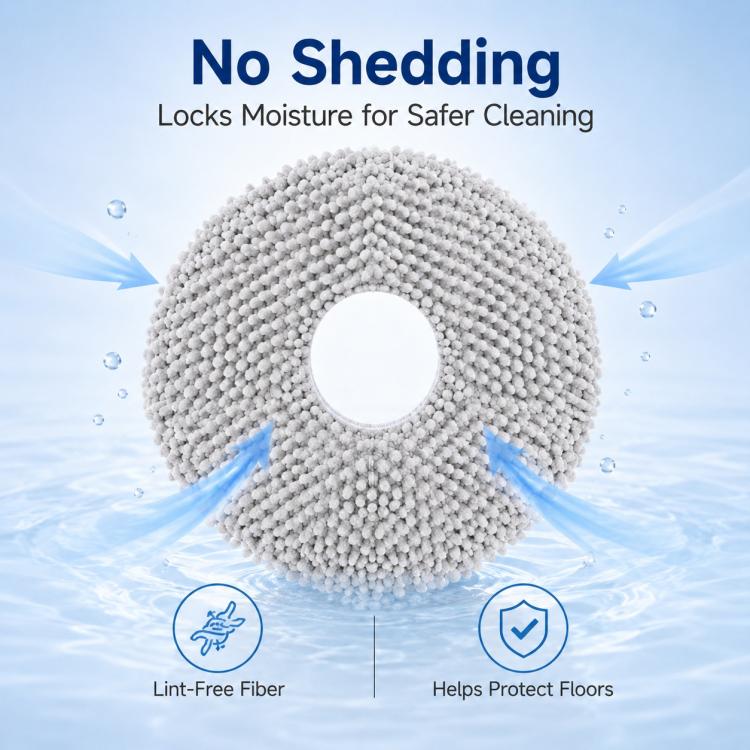 For Xiaomi Mijia Omni Robot Vacuum Mop B101CN / 1S / 2 / 2S Replacement Parts, Thick Striped Mop Pad - Image 5