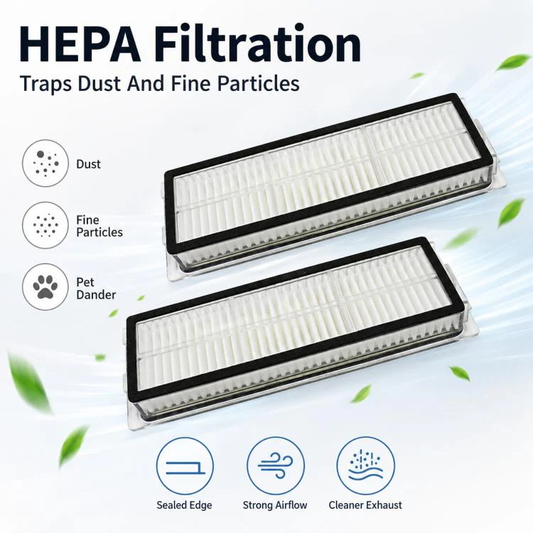 For Xiaomi Mijia Robot Vacuum Cleaner 5 Pro OV21CN Replacement Parts, Dual Filter - Image 4
