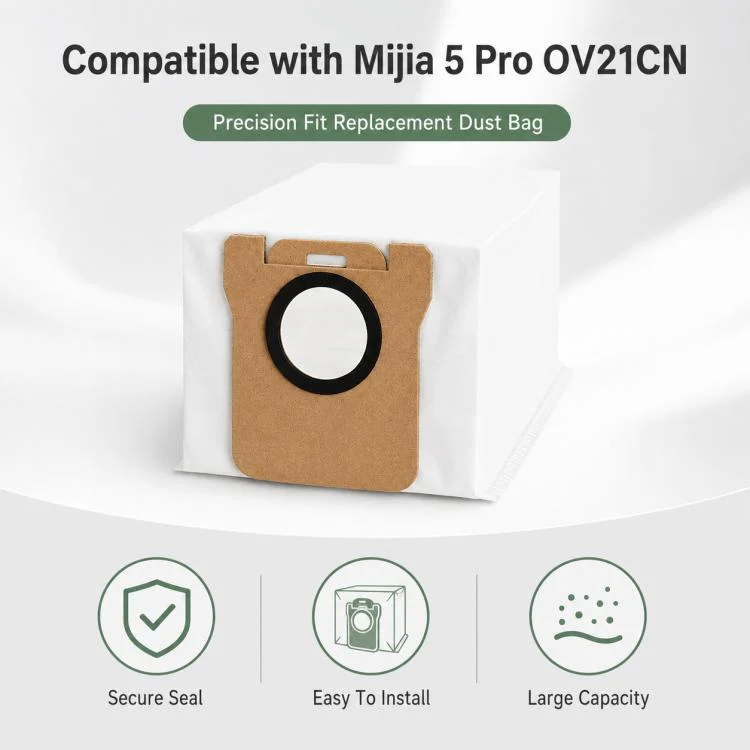 For Xiaomi Mijia Robot Vacuum Cleaner 5 Pro OV21CN Replacement Parts, Dust Bag - Image 4