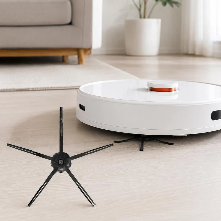 For Xiaomi Mijia Robot Vacuum Mop 2 Pro MJST1S Replacement Parts, Black Five Arm Side Brush