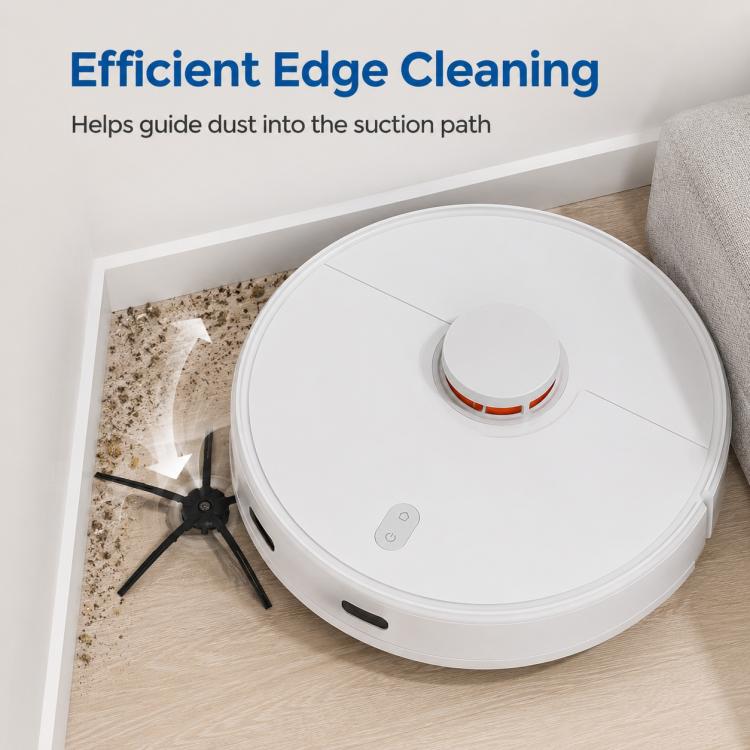 For Xiaomi Mijia Robot Vacuum Mop 2 Pro MJST1S Replacement Parts, Black Five Arm Side Brush - Image 6
