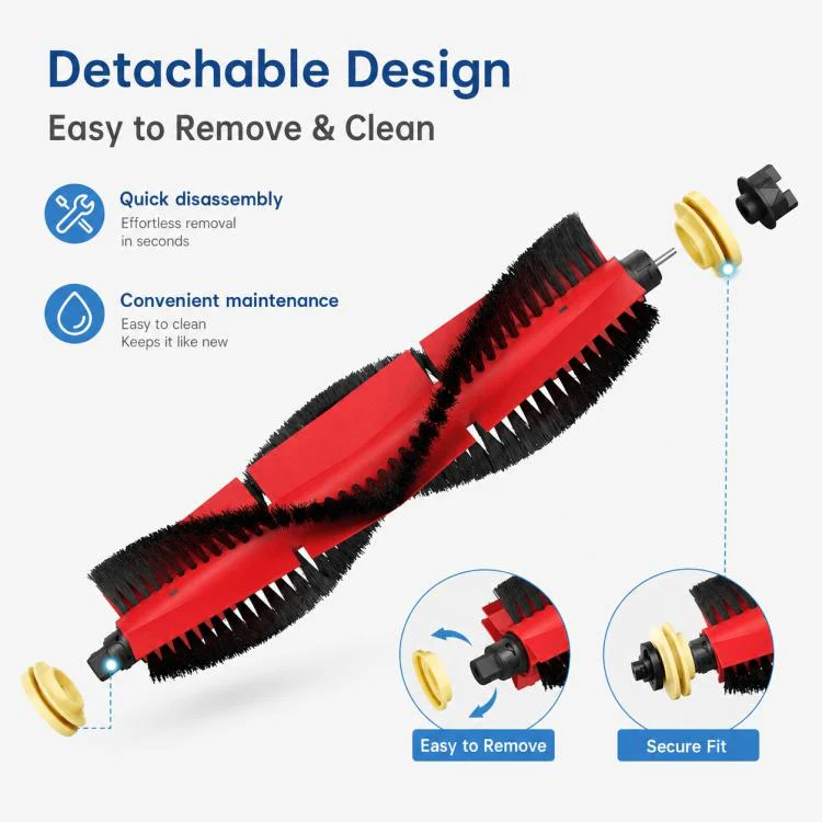 For Xiaomi Mijia Robot Vacuum Mop 2 Pro MJST1S Replacement Parts, Detachable Main Brush - Image 3