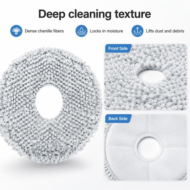 For Xiaomi Mijia Robot Vacuum Mop 2 Pro Replacement Parts, Fine Mop Pad - Image 8