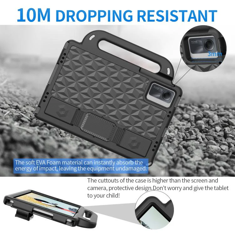 For Xiaomi Pad 5 / 5 Pro Diamond Series EVA Shockproof Sleeve Tablet Case(Black) - Image 3
