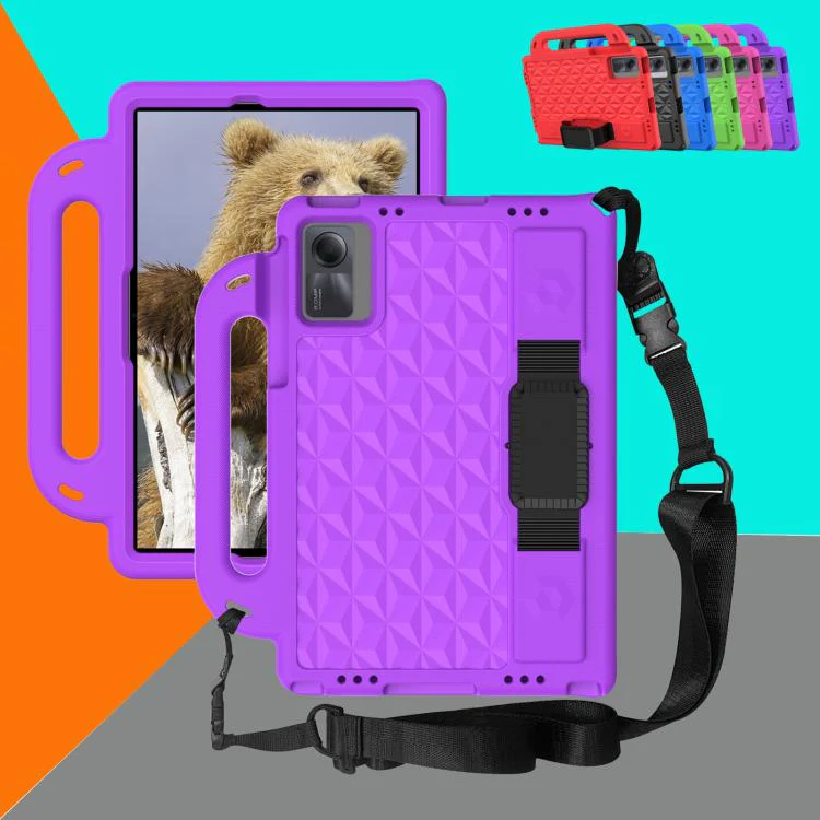 For Xiaomi Pad 5 / 5 Pro Diamond Series EVA Shockproof Sleeve Tablet Case(Purple) - Image 4
