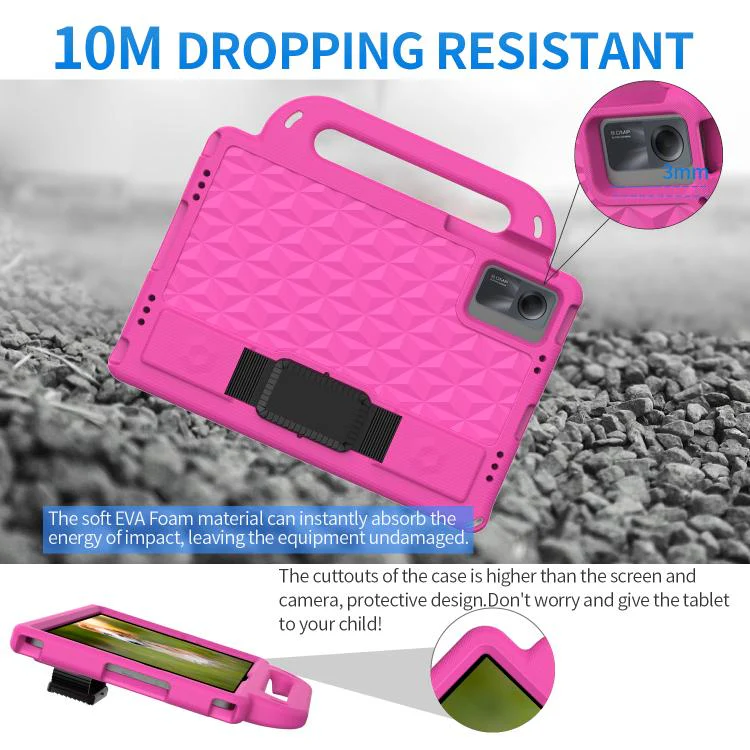 For Xiaomi Pad 6 / 6 Pro Diamond Series EVA Shockproof Sleeve Tablet Case(Rose Red) - Image 3