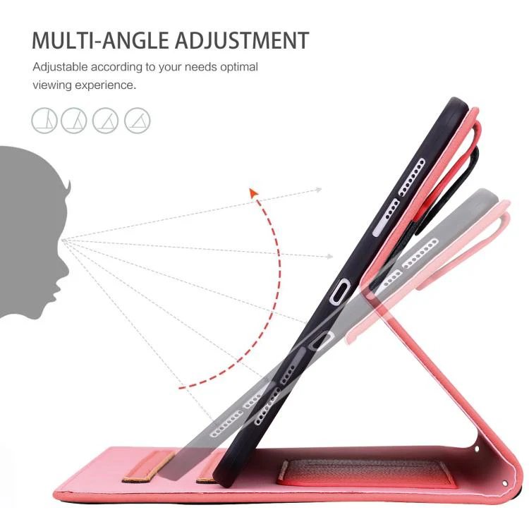 For Xiaomi Pad 8 / 8 Pro 7 / 7 Pro Cat Skin-feel Litchi Leather Tablet Case(Watermelon Red) - Image 5