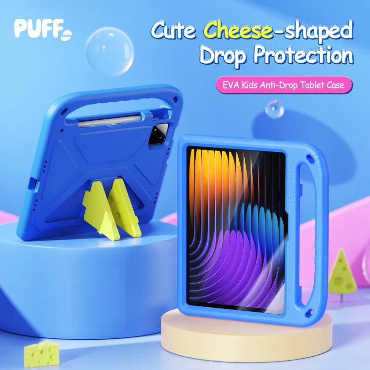 For Xiaomi Pad 8 / 8 Pro / 7 / 7 Pro DUX DUCIS PUFF Series EVA Portable Holder Tablet Case(Blue) - Image 3