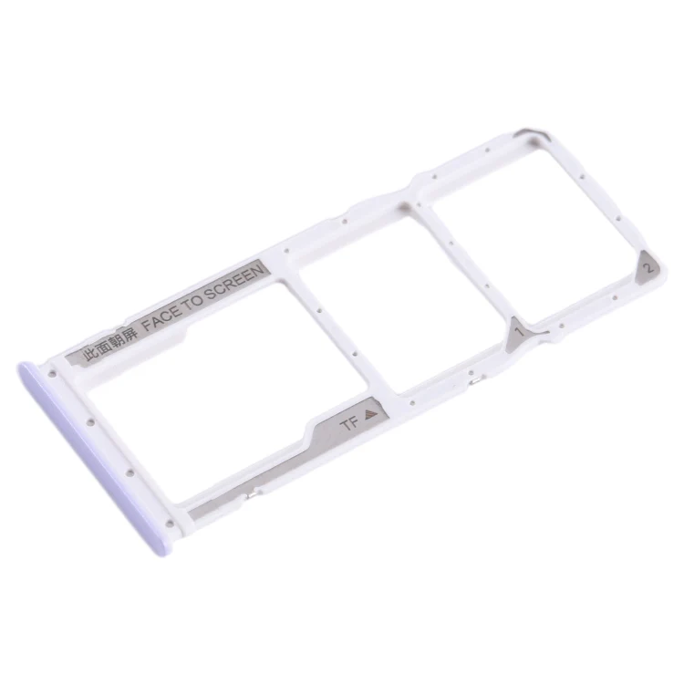 For Xiaomi Poco C55 SIM Card Tray + SIM Card Tray + Micro SD Card Tray (Purple) - Image 2