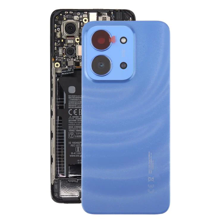 For Xiaomi Redmi 15C 4G 171mm Global Original Battery Back Cover with Camera Lens Frame(Blue)