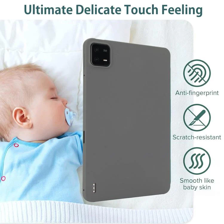 For Xiaomi Redmi K Pad 2 8.8 2026 Oil Spray Skin-friendly TPU Tablet Case(Grey) - Image 3