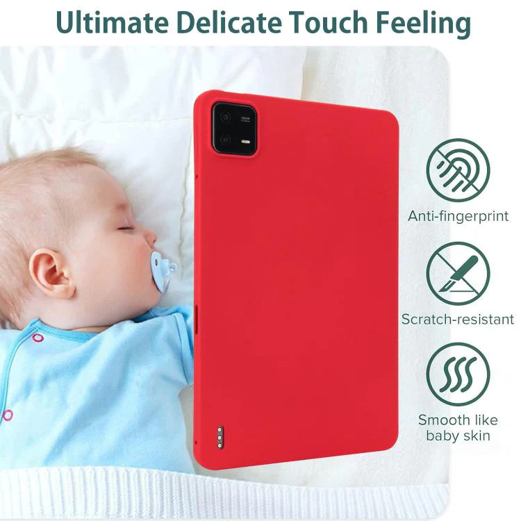 For Xiaomi Redmi K Pad 2 8.8 2026 Oil Spray Skin-friendly TPU Tablet Case(Red) - Image 3