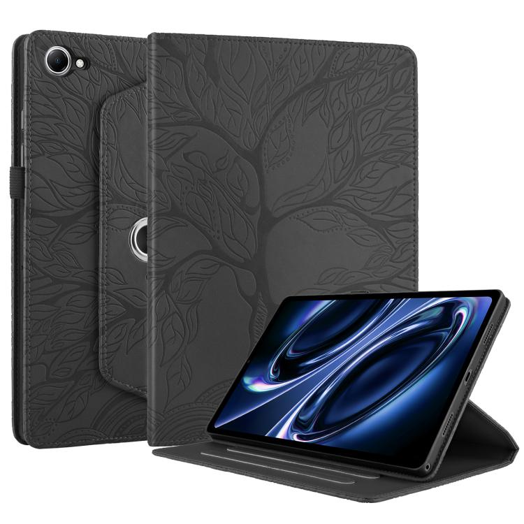 For Xiaomi Redmi K Pad 2 8.8 2026 Tree Life Embossed Rotation Leather Tablet Case(Black) - Image 2