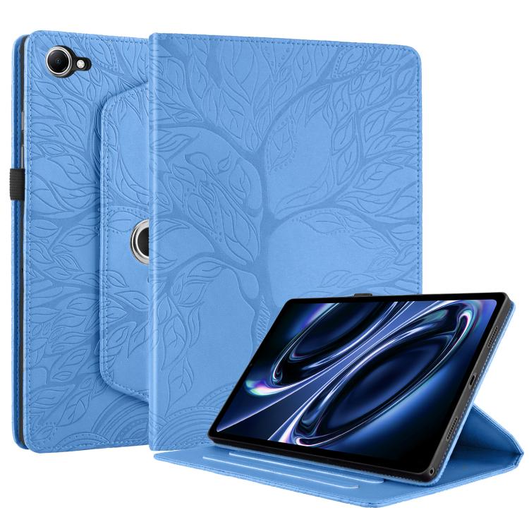For Xiaomi Redmi K Pad 2 8.8 2026 Tree Life Embossed Rotation Leather Tablet Case(Blue) - Image 2
