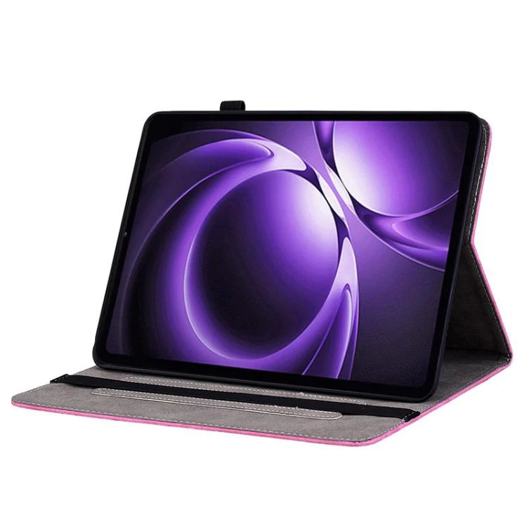 For Xiaomi Redmi K Pad 8.8 inch Butterfly Rose Embossed Leather Tablet Case(Rose Red) - Image 3