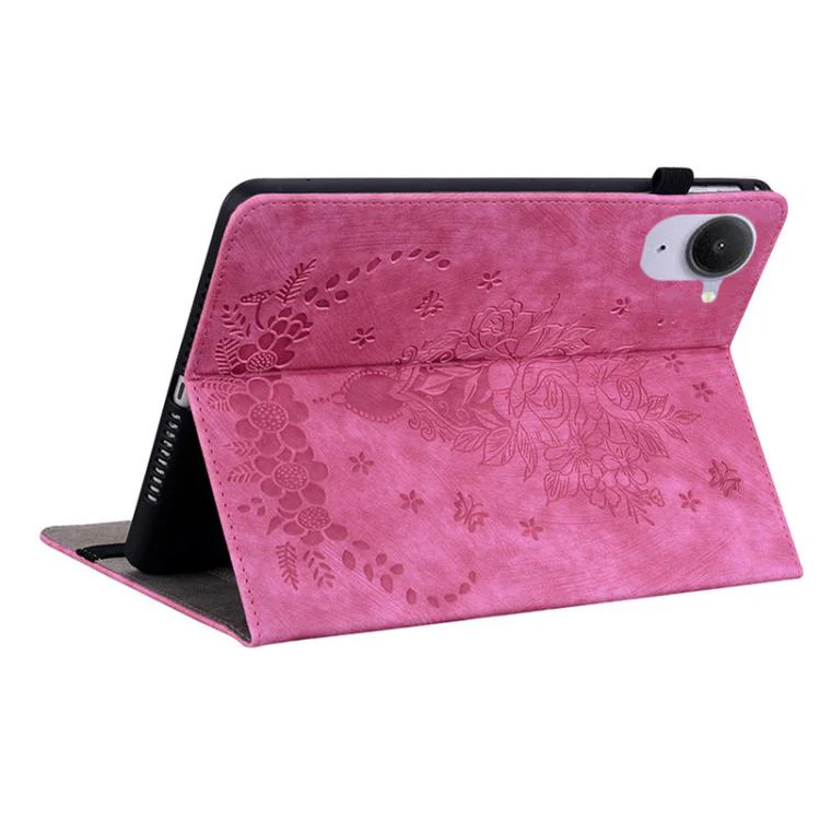 For Xiaomi Redmi K Pad 8.8 inch Butterfly Rose Embossed Leather Tablet Case(Rose Red) - Image 4