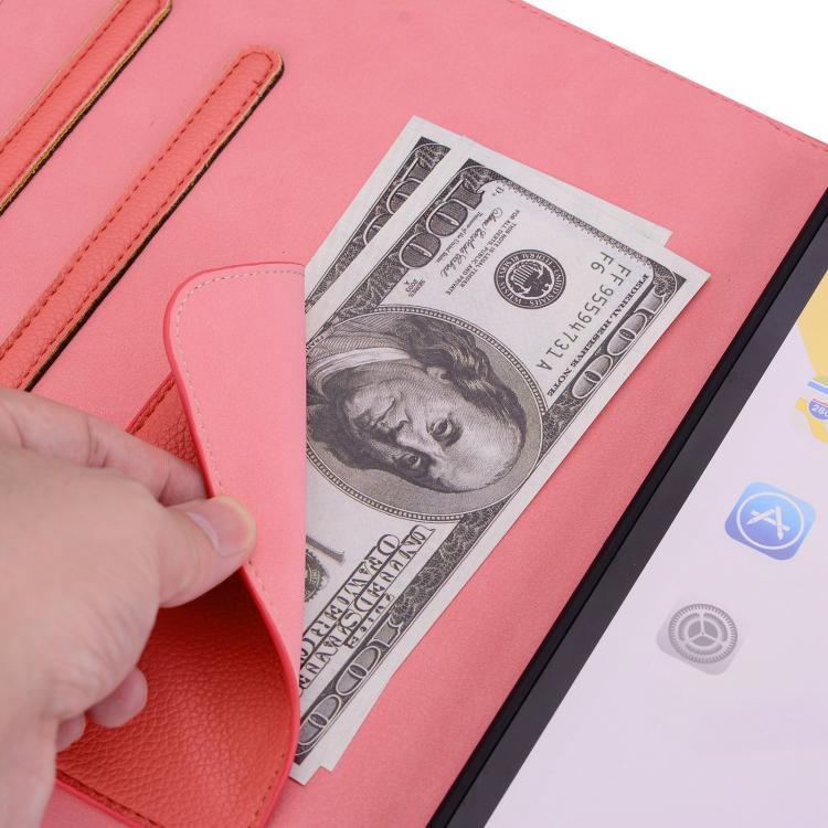 For Xiaomi Redmi K Pad Cat Skin-feel Litchi Leather Tablet Case(Watermelon Red) - Image 3