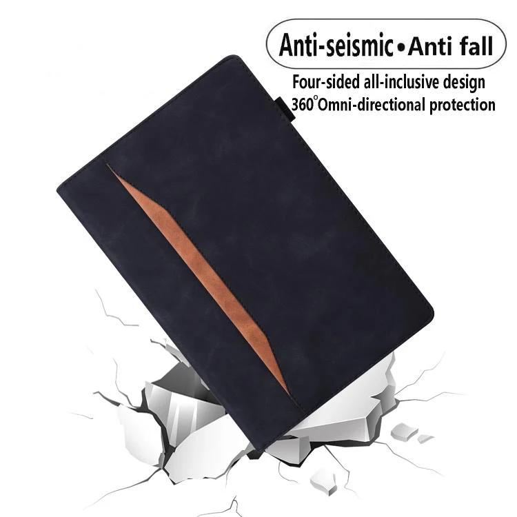For Xiaomi Redmi K Pad Splicing Shockproof Leather Tablet Case(Black) - Image 7