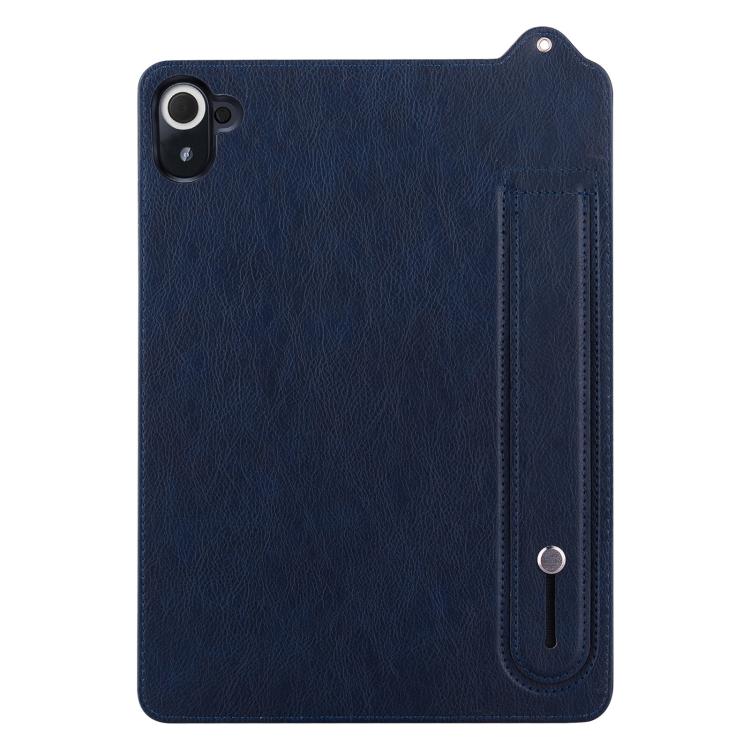 For Xiaomi Redmi K Pad TPU Leather Back Tablet Case with Wristband(Dark Blue) - Image 2