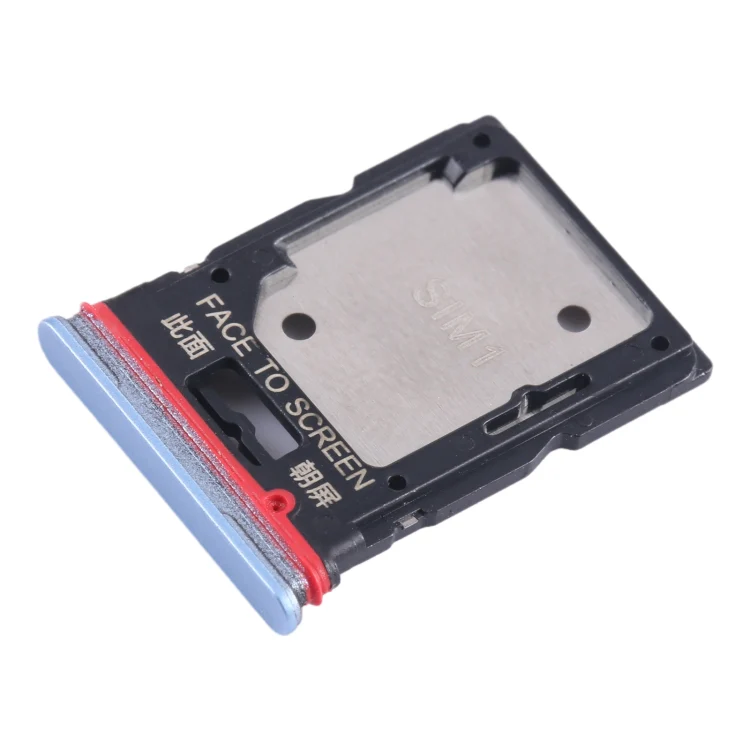 For Xiaomi Redmi K50i SIM Card Tray + SIM Card Tray / Micro SD Card Tray (Blue) - Image 2