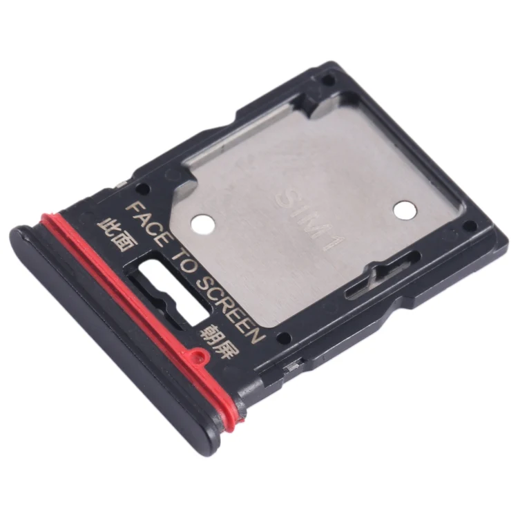 For Xiaomi Redmi Note 11T Pro SIM Card Tray + SIM Card Tray / Micro SD Card Tray (Black) - Image 2