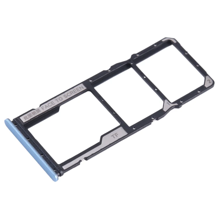 For Xiaomi Redmi Note 12s SIM Card Tray + SIM Card Tray + Micro SD Card Tray (Blue) - Image 2