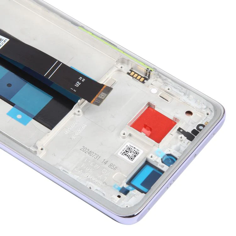 For Xiaomi Redmi Note 14 Pro 5G India Original LCD Screen Digitizer Full Assembly with Frame (Purple) - Image 5