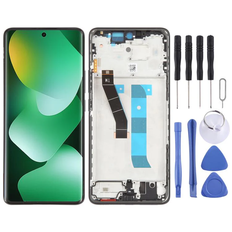 For Redmi Note 15 4G Original LCD Screen Digitizer Full Assembly with Frame (Black)