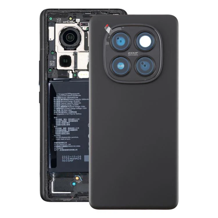 For Xiaomi Redmi Note 15 Pro 4G Original Battery Back Cover with Camera Lens Frame(Black)