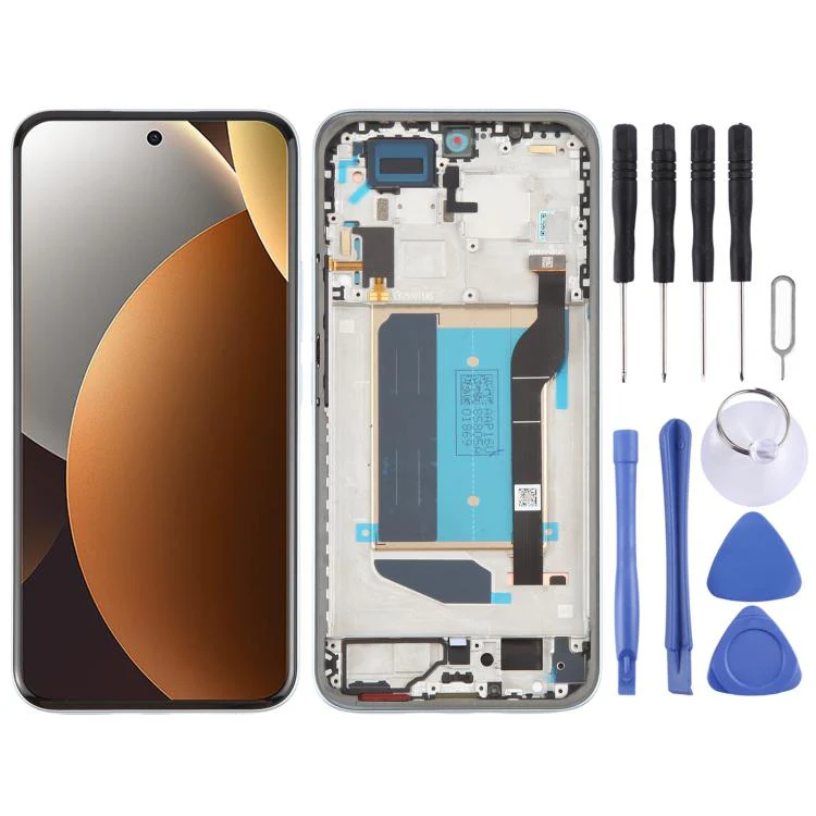 For Xiaomi Redmi Note 15 Pro+ Original LCD Screen Digitizer Full Assembly with Frame (Blue)