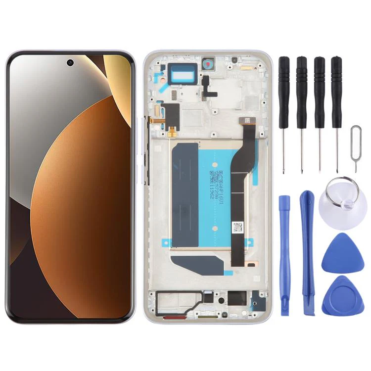 For Xiaomi Redmi Note 15 Pro+ Original LCD Screen Digitizer Full Assembly with Frame (Purple)