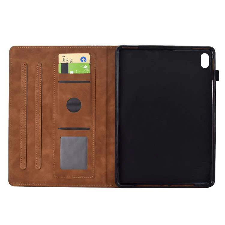 For Xiaomi Redmi Pad 2 Cats Embossed Leather Smart Tablet Case(Brown) - Image 4