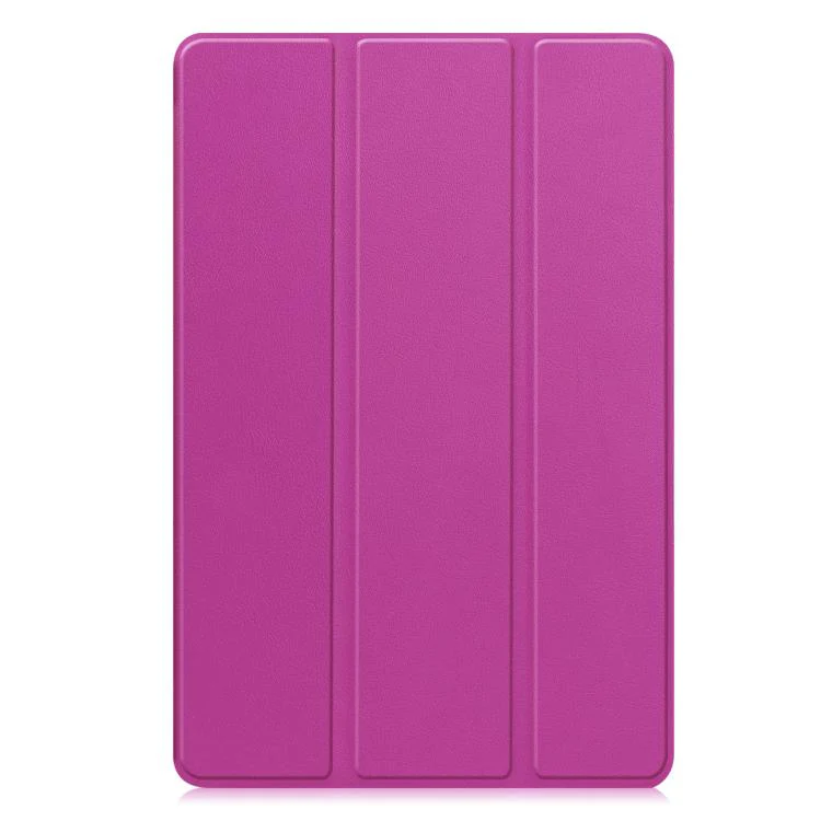 For Xiaomi Redmi Pad 2 Custer Texture 3-Fold Holder Leather Smart Tablet Case(Purple) - Image 2