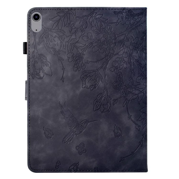 For Xiaomi Redmi Pad 2 Flowers and Bird Embossed Smart Leather Tablet Case(Black) - Image 3